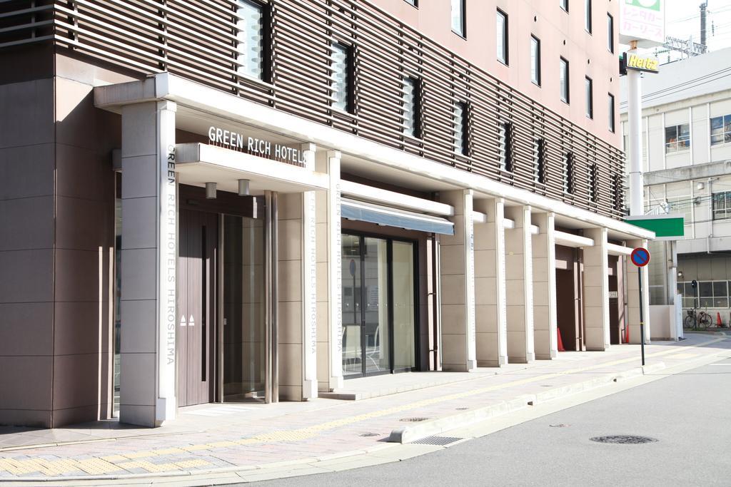 Green Rich Hotel Hiroshima Shinkansenguchi Exterior foto